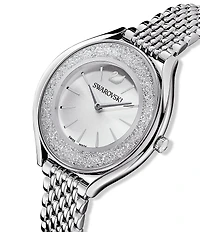 Swarovski Crystalline Aura Silver Tone Bracelet Watch