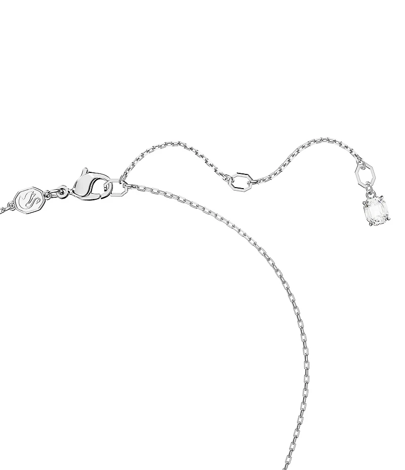 Swarovski Crystal Dextera Interlocking Loop Short Pendant Necklace