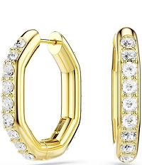 Swarovski Dextera Octagonal Hoop Earrings
