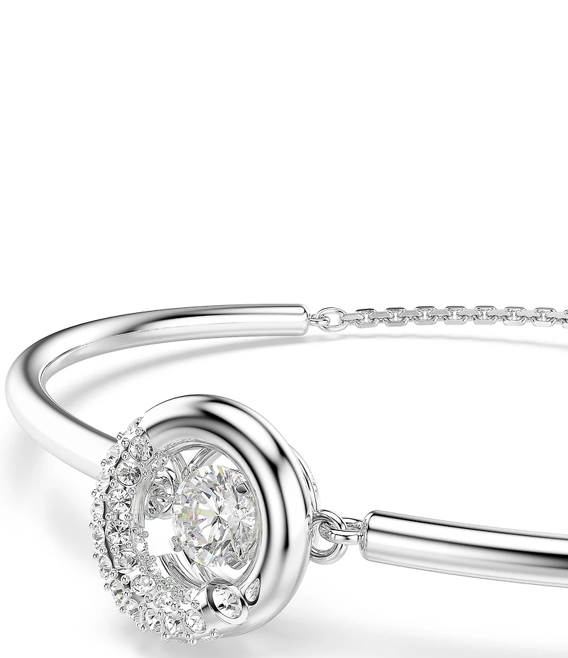 Swarovski Dextera Round Cut Adjustable Bangle Bracelet