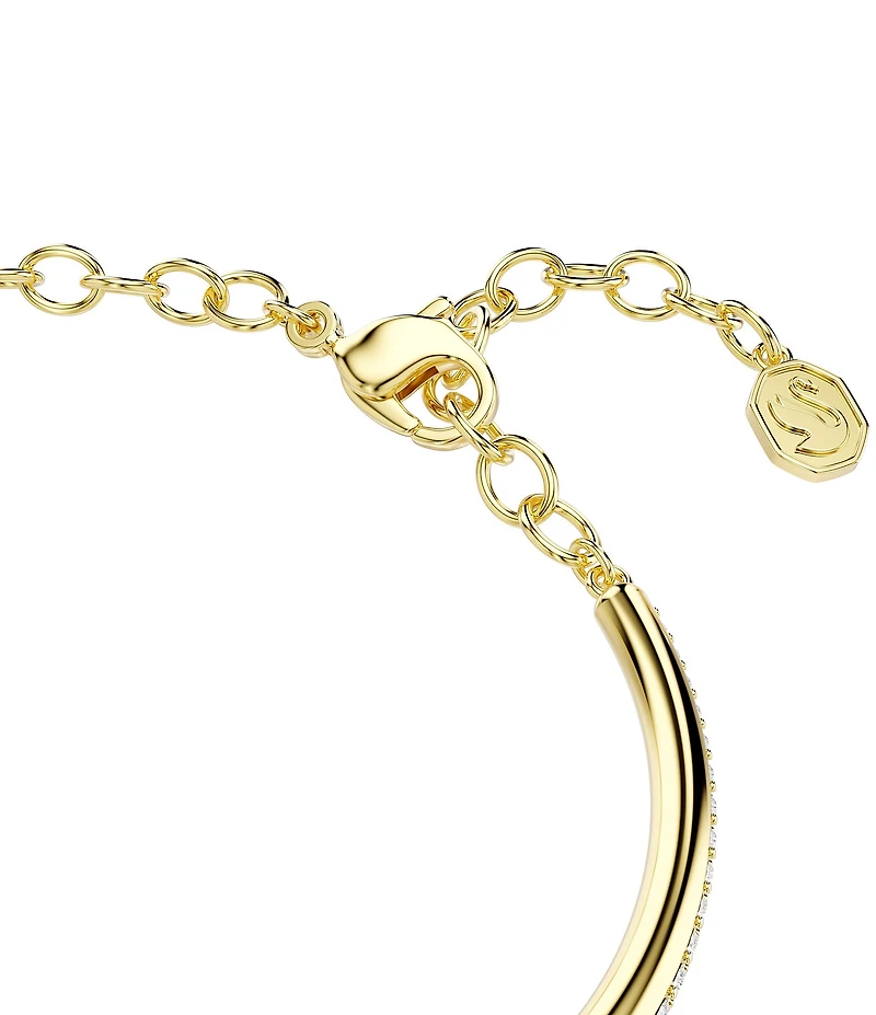 Swarovski Dextera Round Cut Pave Bangle Bracelet