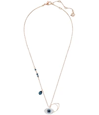 Swarovski Duo Evil Eye Pendant Necklace