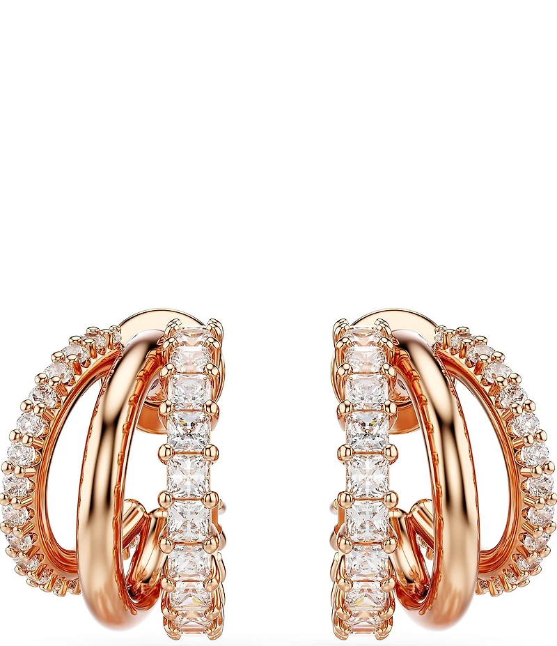 Swarovski Hyperbola Crystal Hoop Earrings