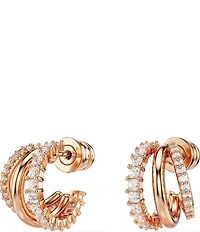 Swarovski Hyperbola Crystal Hoop Earrings