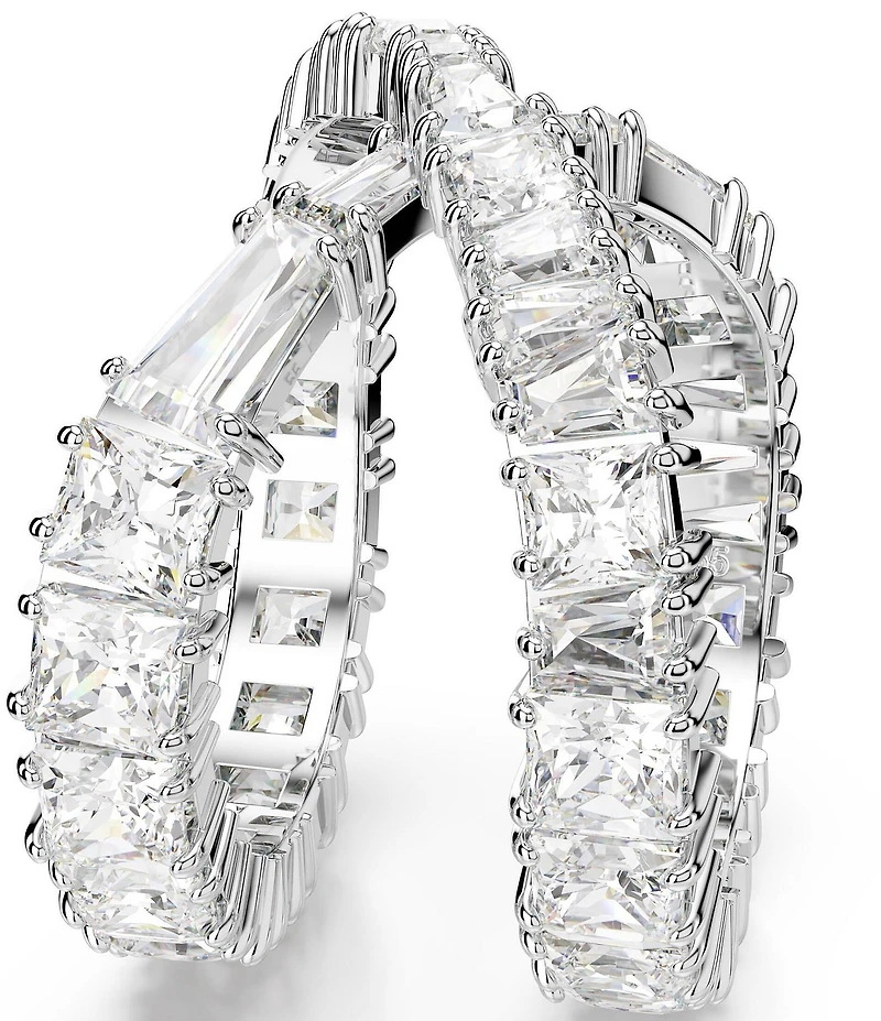 Swarovski Hyperbola Infinity Crystal Band Ring
