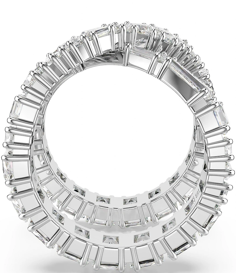 Swarovski Hyperbola Infinity Crystal Band Ring