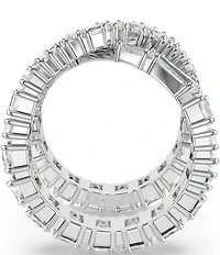 Swarovski Hyperbola Infinity Crystal Band Ring
