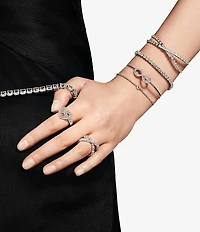 Swarovski Hyperbola Infinity Crystal Band Ring