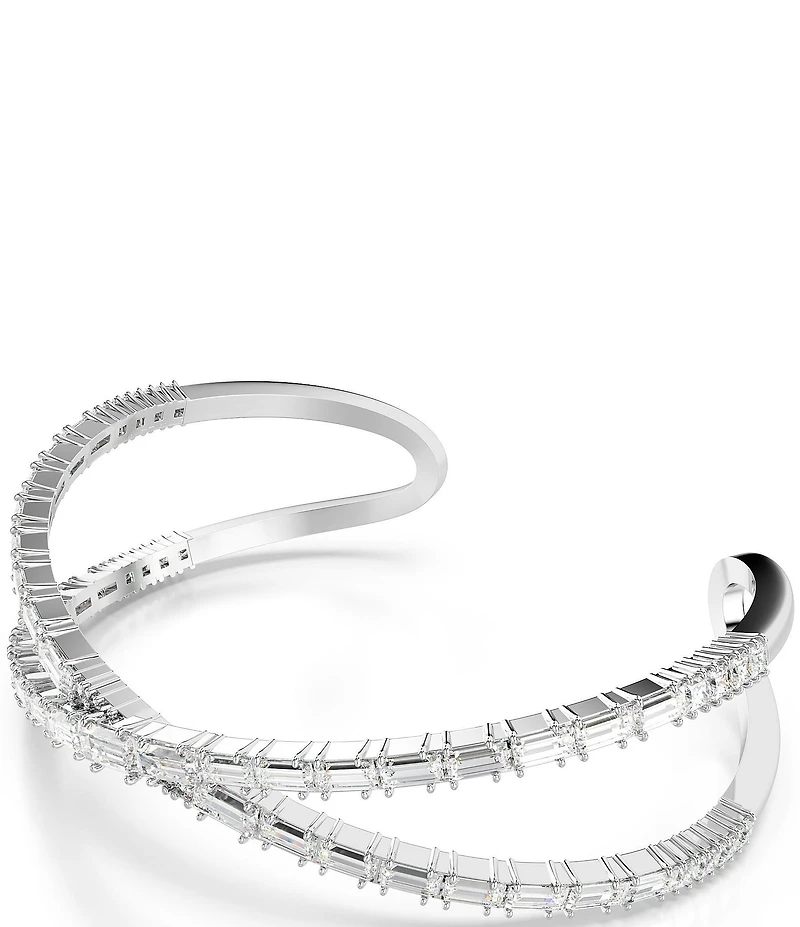 Swarovski Hyperbola Infinity Crystal Cuff Bracelet