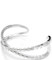 Swarovski Hyperbola Infinity Crystal Cuff Bracelet