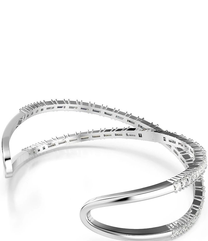 Swarovski Hyperbola Infinity Crystal Cuff Bracelet