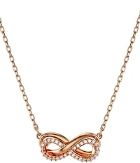Swarovski Hyperbola Infinity Crystal Short Pendant Necklace