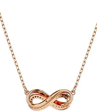 Swarovski Hyperbola Infinity Crystal Short Pendant Necklace