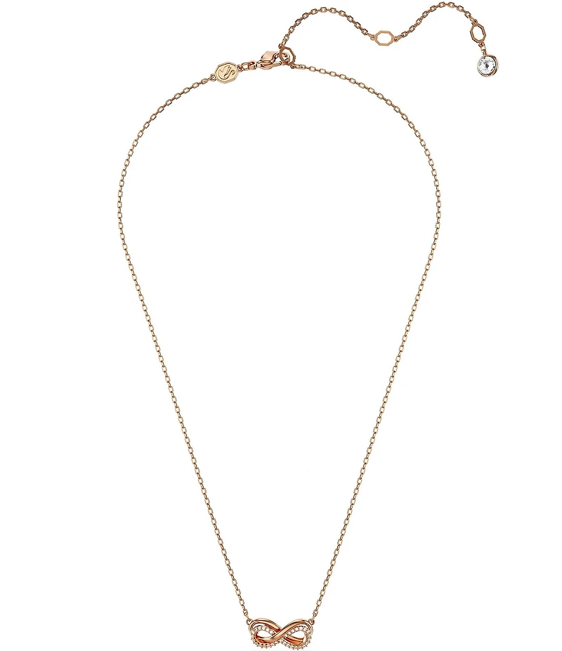 Swarovski Hyperbola Infinity Crystal Short Pendant Necklace
