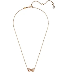 Swarovski Hyperbola Infinity Crystal Short Pendant Necklace