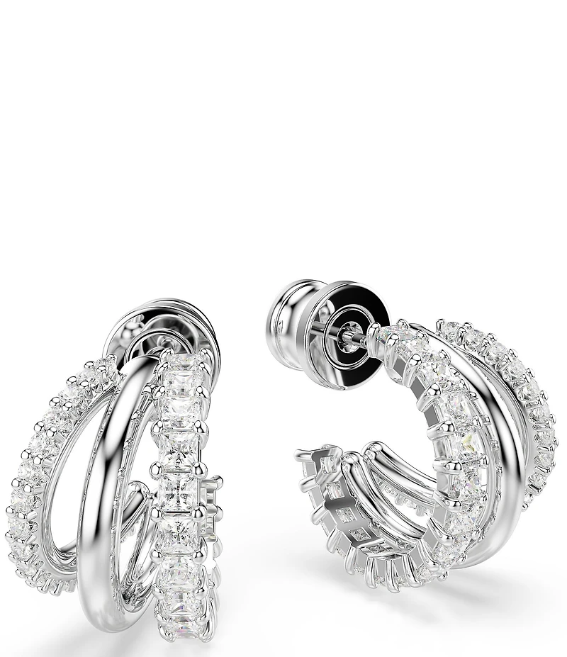 Swarovski Hyperbola Mini Hoop Earrings