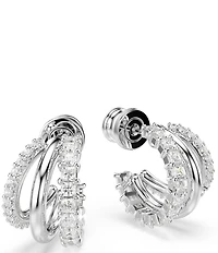 Swarovski Hyperbola Mini Hoop Earrings