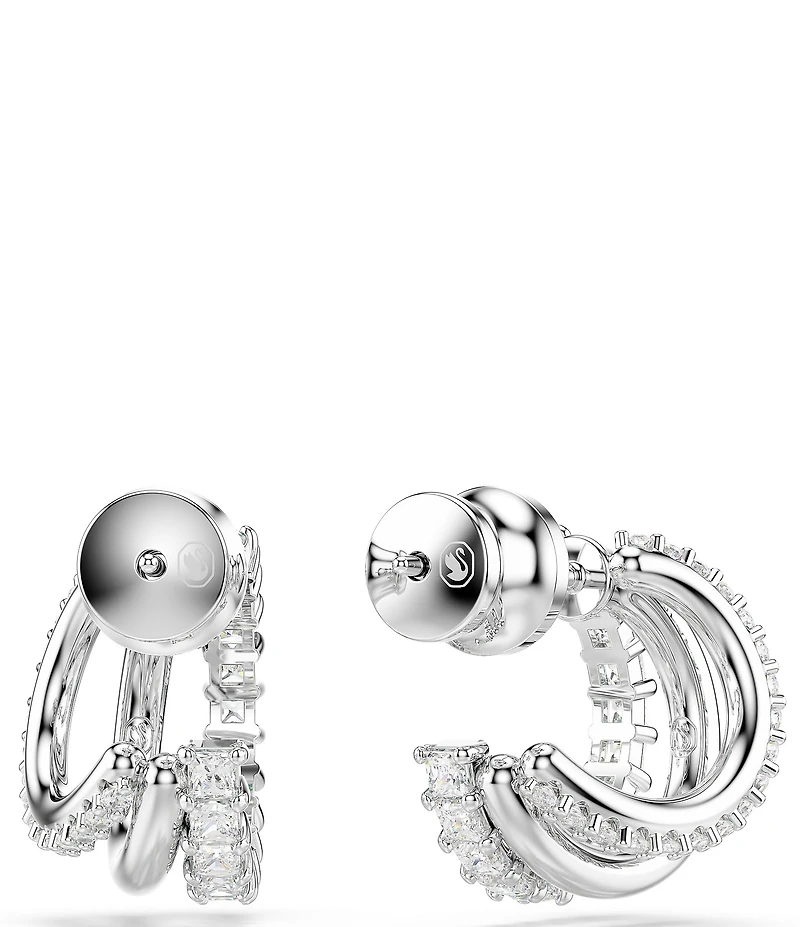 Swarovski Hyperbola Mini Hoop Earrings