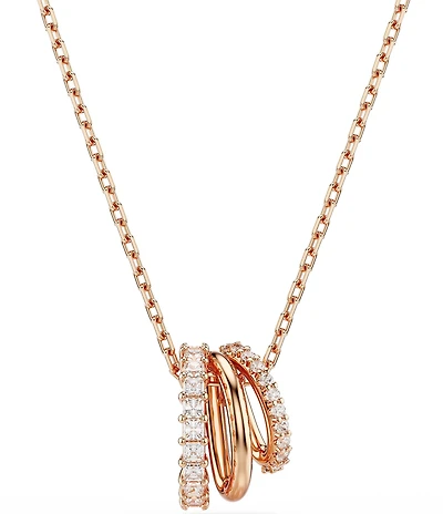 Swarovski Hyperbola Mixed Cut Short Pendant Necklace