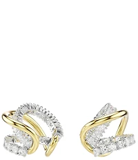 Swarovski Hyperbola Mixed Metal Ear Cuffs