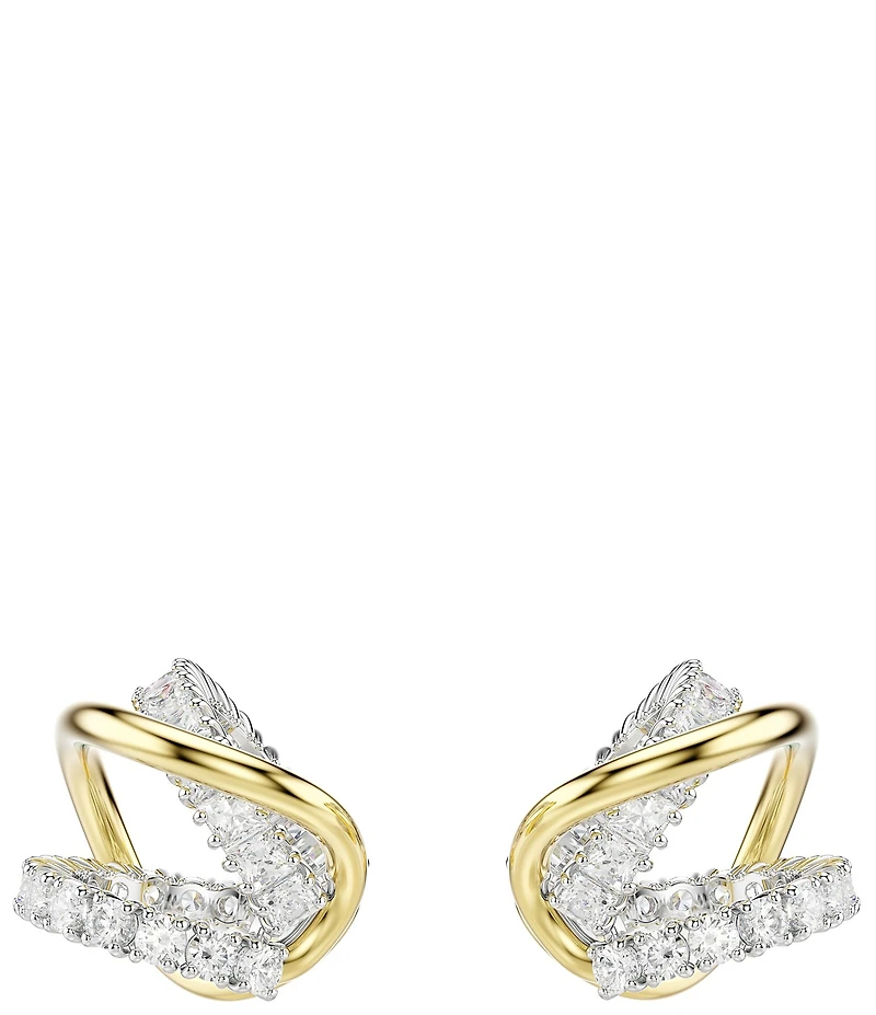 Swarovski Hyperbola Mixed Metal Ear Cuffs