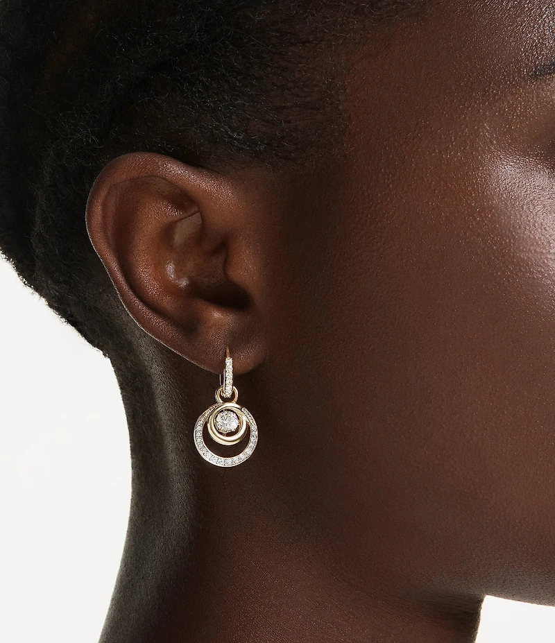 Swarovski Hyperbola Orbital Drop Earrings