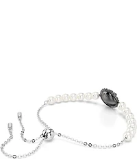 Swarovski Iconic Pearl Swan Crystal Adjustable Bracelet