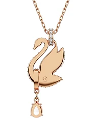 Swarovski Iconic Swan Crystal Short Pendant Necklace