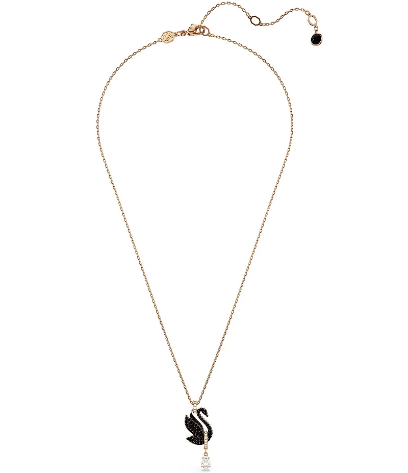 Swarovski Iconic Swan Crystal Short Pendant Necklace