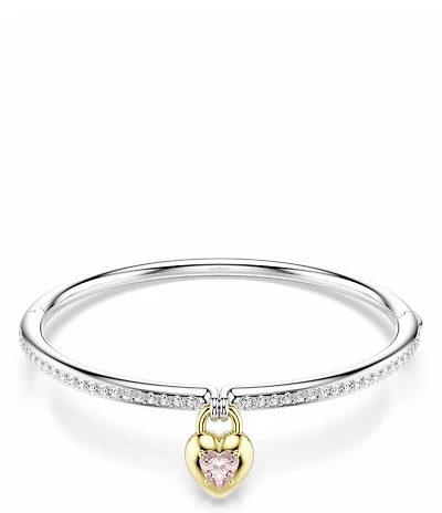 Swarovski Idyllia Mixed Cuts Heart Bangle Bracelet
