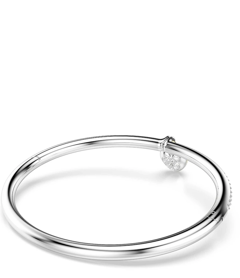Swarovski Idyllia Mixed Cuts Heart Bangle Bracelet