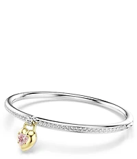 Swarovski Idyllia Mixed Cuts Heart Bangle Bracelet