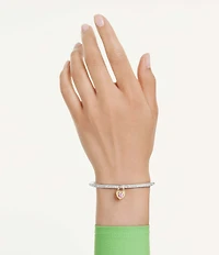 Swarovski Idyllia Mixed Cuts Heart Bangle Bracelet