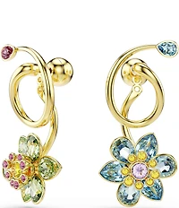 Swarovski Idyllia Blue Green Multi Drop Earrings
