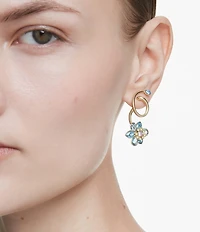 Swarovski Idyllia Blue Green Multi Drop Earrings