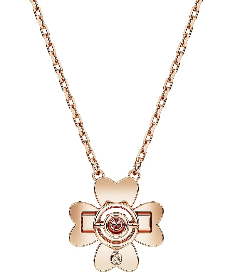 Swarovski Idyllia Clover Crystal Short Pendant Necklace