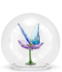Swarovski Idyllia Collection Glass Ball Butterfly and Flower Figurine