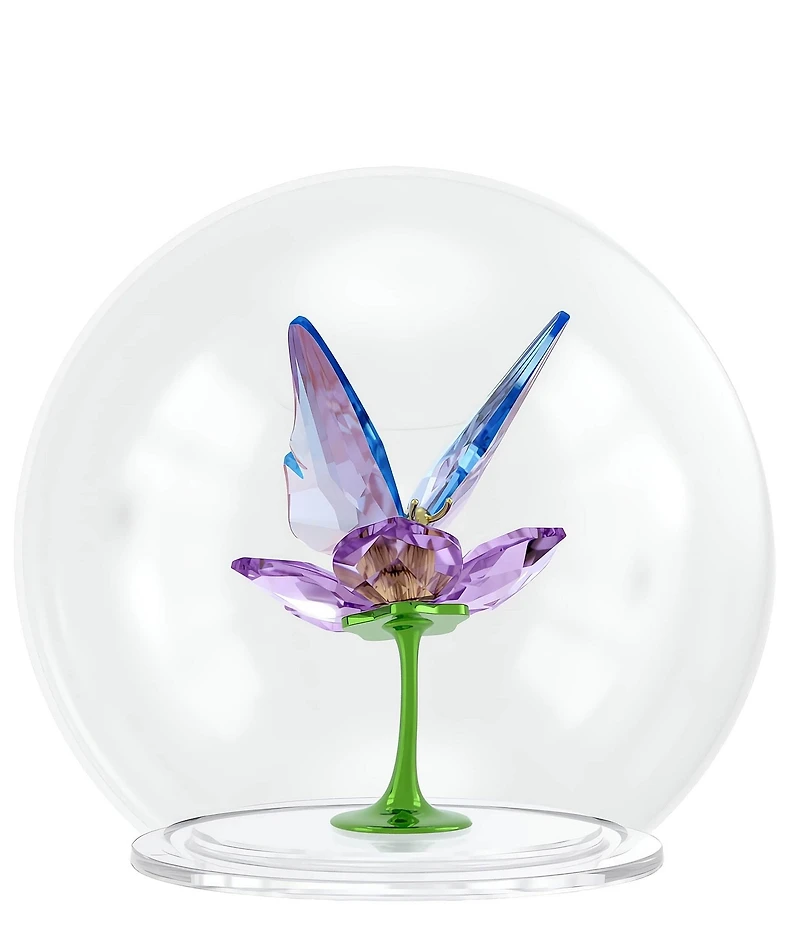 Swarovski Idyllia Collection Glass Ball Butterfly and Flower Figurine