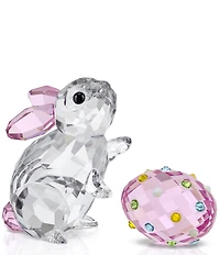 Swarovski Idyllia Collection Rabbit and Egg Figurine