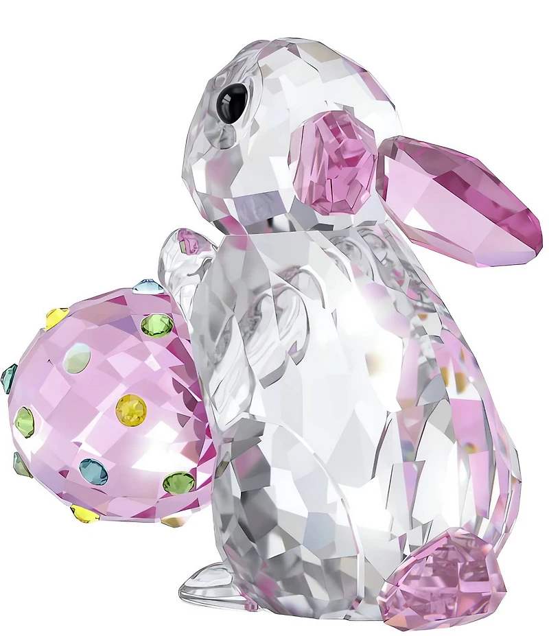 Swarovski Idyllia Collection Rabbit and Egg Figurine