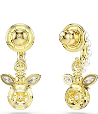 Swarovski Idyllia Crystal Pearl Bee Stud Earrings