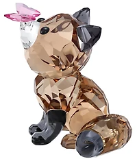 Swarovski Idyllia Fox and Butterfly Crystal Figurine
