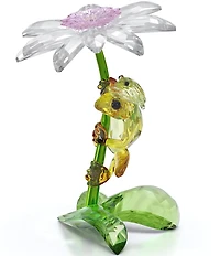 Swarovski Idyllia Frogs and Flower Figurine