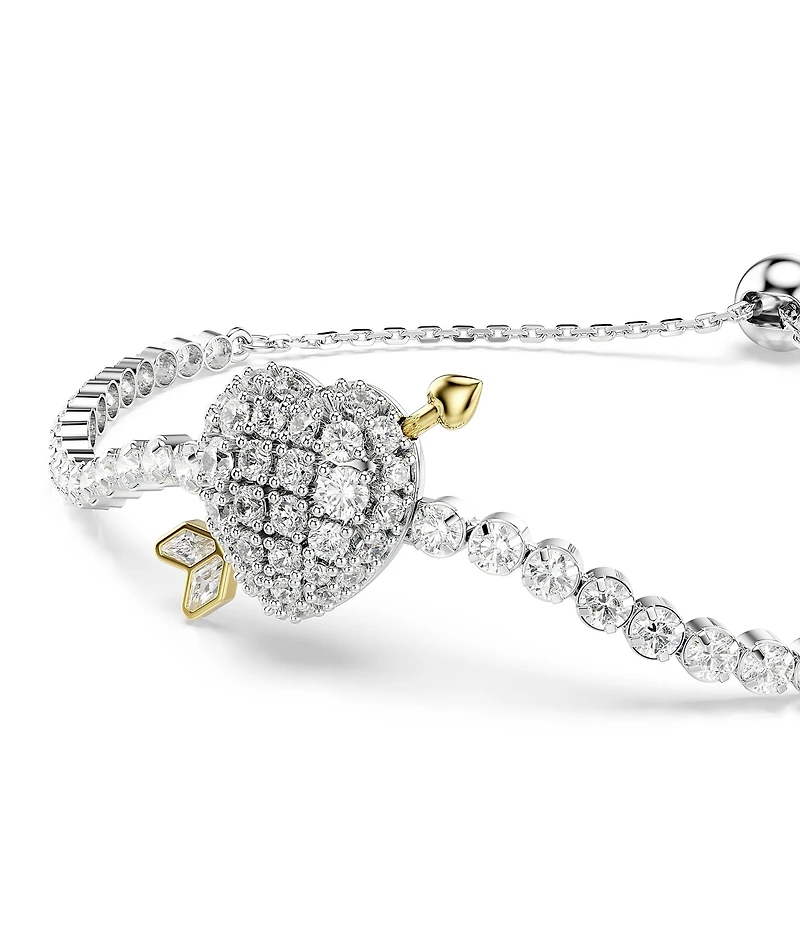 Swarovski Idyllia Heart with Arrow Adjustable Bracelet