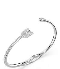 Swarovski Idyllia Mixed Cut Arrow Bangle Bracelet