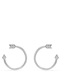 Swarovski Idyllia Mixed Cut Arrow Hoop Earrings