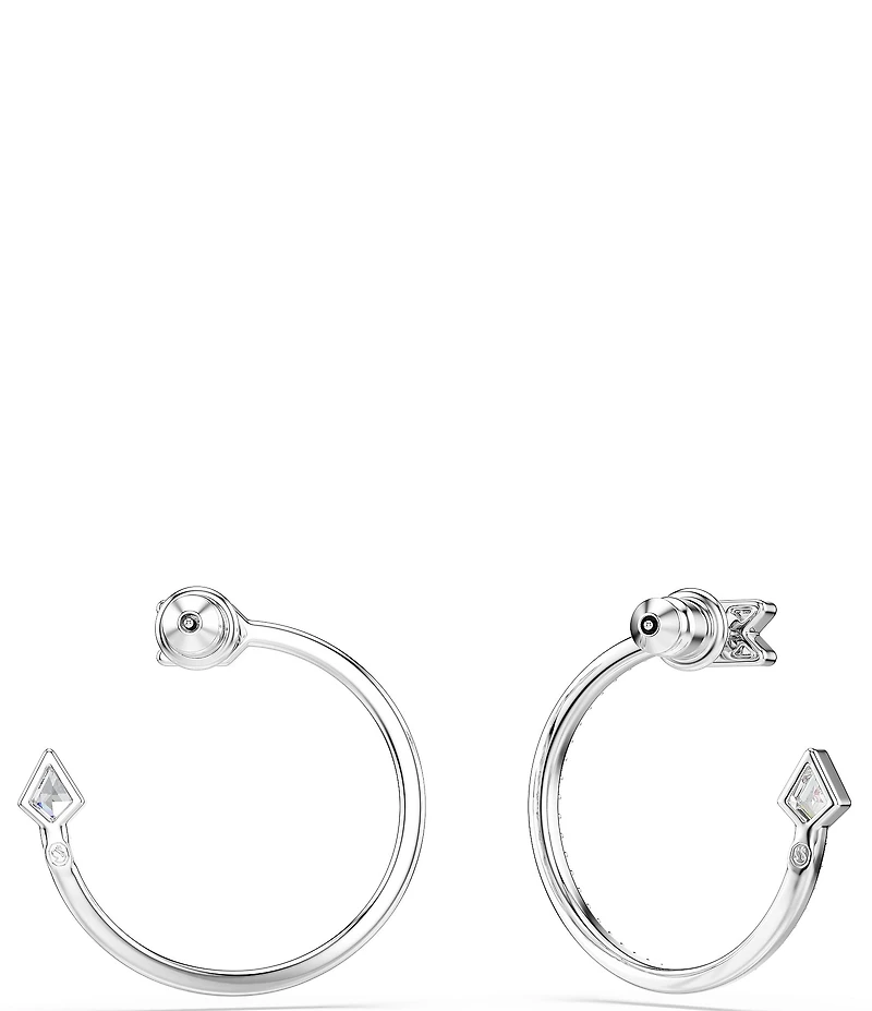 Swarovski Idyllia Mixed Cut Arrow Hoop Earrings