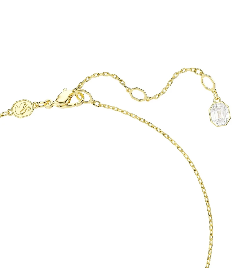 Swarovski Idyllia Mixed Cut Crystal Pearl Flower Short Pendant Necklace