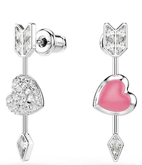 Swarovski Idyllia Mixed Cut Heart with Arrow Drop Earrings