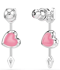 Swarovski Idyllia Mixed Cut Heart with Arrow Drop Earrings